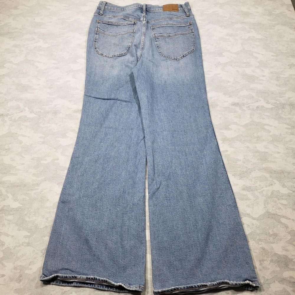 Madewell Light Blue Flare & Wide Leg Jeans - Picture 10 of 12